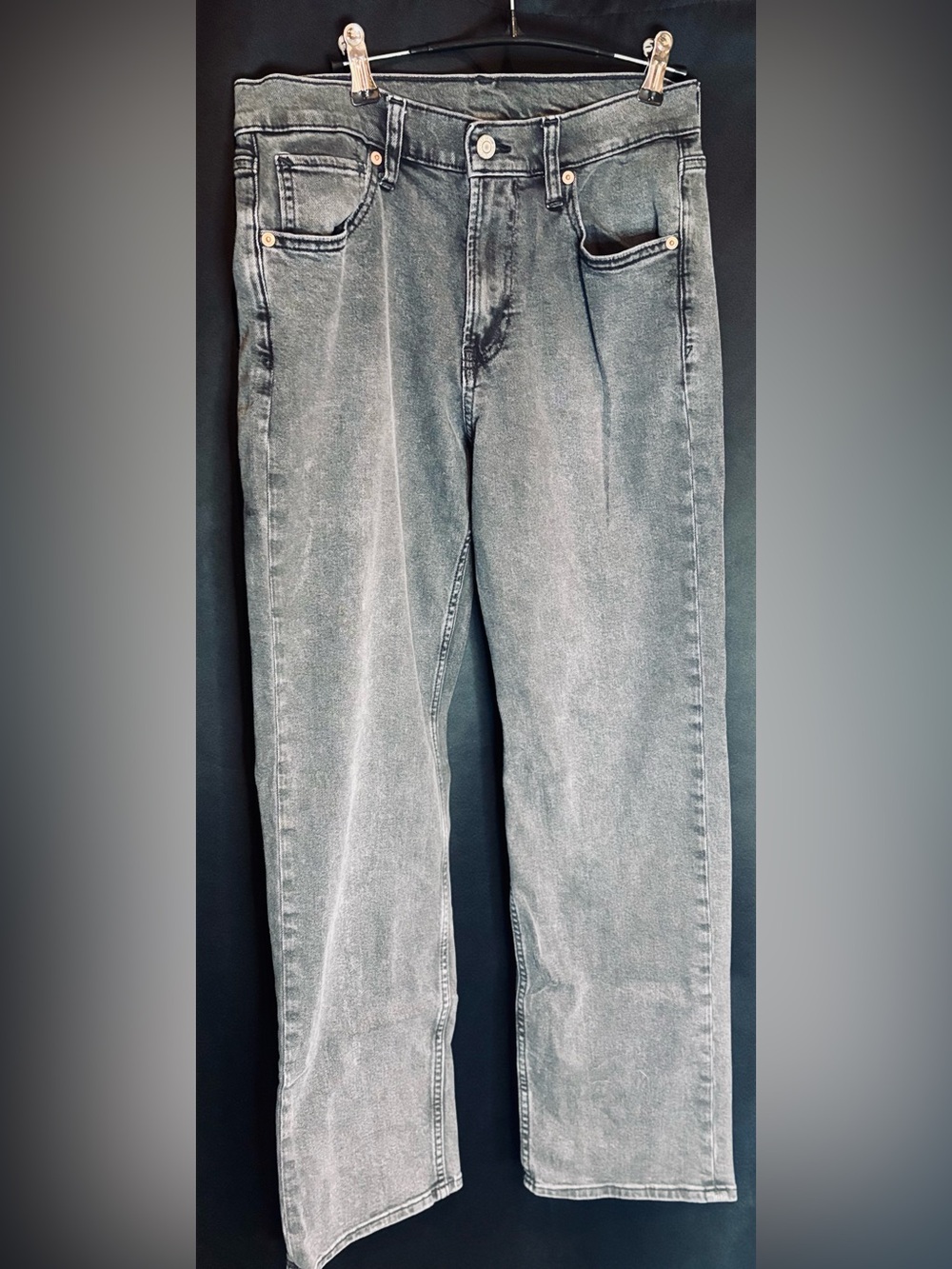 Women’s Straight Fit Black Denim